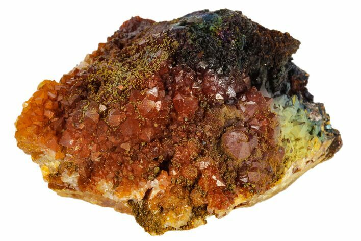 Red-Brown Jarosite & Quartz Association - Colorado Mine, Utah #118152